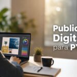 Publicidad Digital para PYMES: Guía Completa para Atraer Clientes 2 Alien Creativo - Marketing de Verdad Publicidad digital para PYMES: persona trabajando en un entorno profesional moderno con espacio negativo para texto